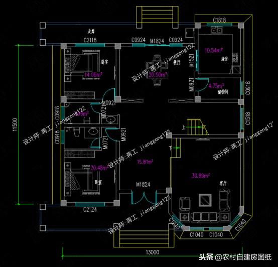 农村自建房土气？这2款二层新式农村小别墅设计图 颠覆你对家的想象