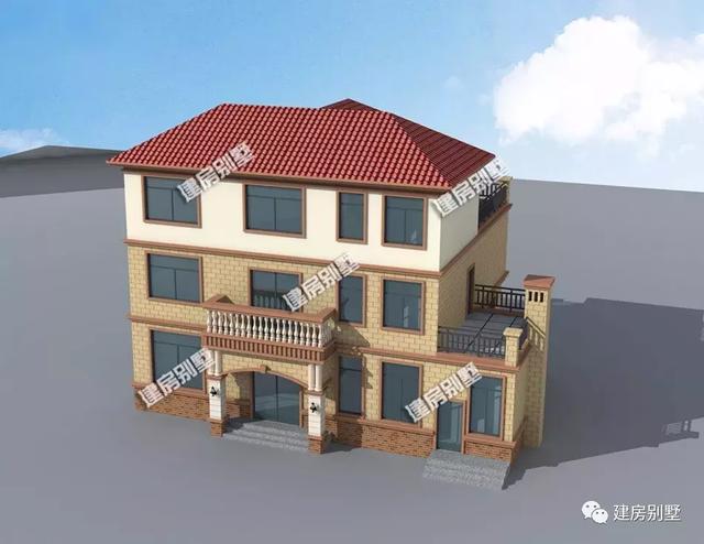 16.2×12.2米别墅设计图纸，带门面设计，能带来财运的旺宅