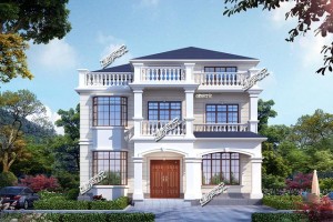 三层漂亮新中式别墅设计图，让你心动的别墅，您值得建造！