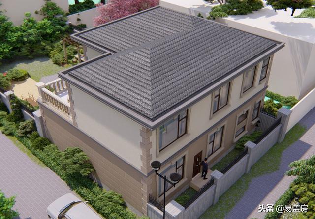 38万乡村别墅设计图推荐，甘肃钢结构欧式小楼性价比十足，真漂亮