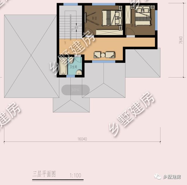 16X12米农村别墅，文化石外墙精致大气，32万你说值不值？