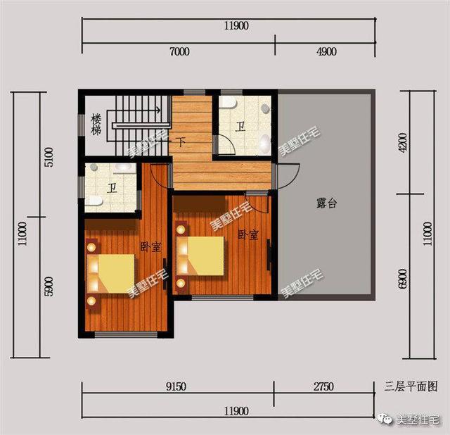 29万能建的两栋三层别墅，大面宽户型，空间舒适