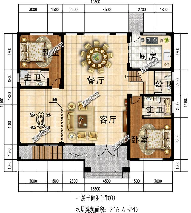 中式别墅设计图，在农村拥有一栋漂亮大气中式别墅，那你才算牛！