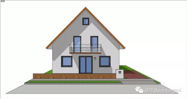 建房图纸-建房迷粉丝设计德式小洋楼9.5MX10M精致别墅