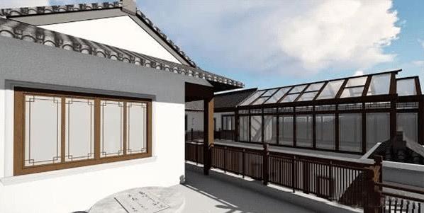 中式农村别墅设计图，最高级的炫富，429平米设9室2厅中庸大气！