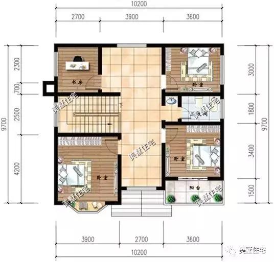 6套占地小的二层别墅设计图，20来万就能建，自住养老都合适
