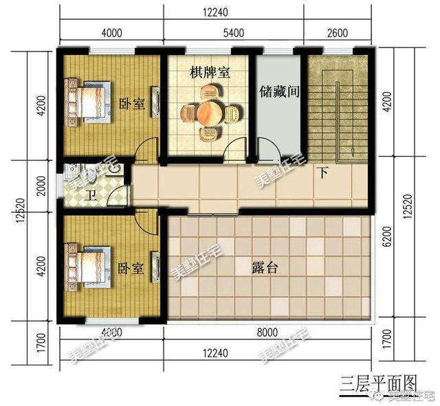 江西人喜欢的典雅低调三层别墅设计图，功能实用造型大方