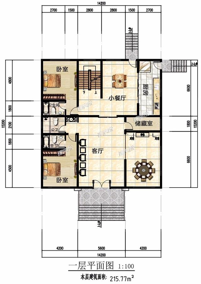 新中式别墅设计图，大气恢弘、气派非凡，难得的一款豪华好户型