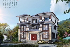 新中式别墅设计图，大气恢弘、气派非凡，难得的一款豪华好户型