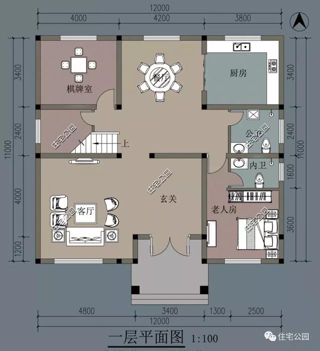 二层欧式别墅设计图，外观造型优雅，室内布局合理