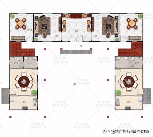 8套中式风格农村别墅设计图，经济舒适又好看