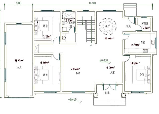 两套21x12米左右二层别墅设计图，满足大家庭成员的住房需求。