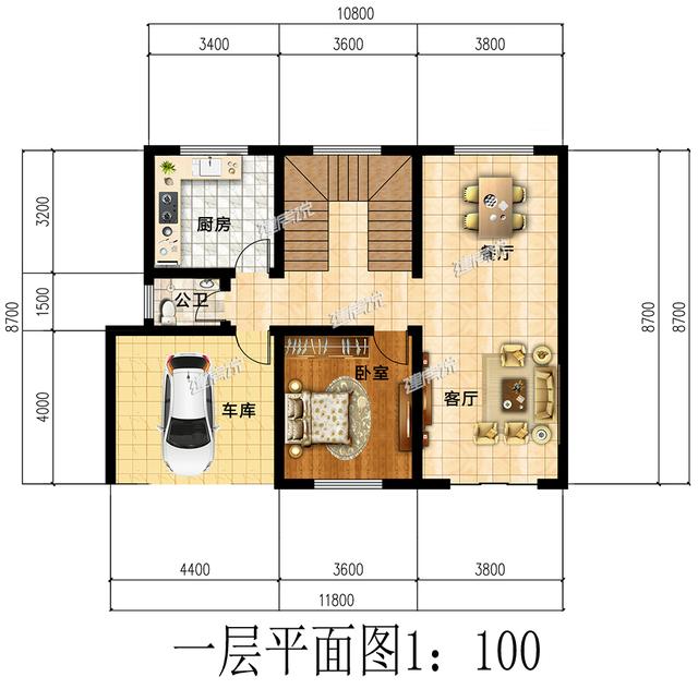 新中式三层别墅设计图，外观独特，配色新颖，江西的老表抢着要建一栋。