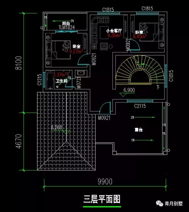 占地128平三层小楼设计图，高端大方，不容错过的好户型。