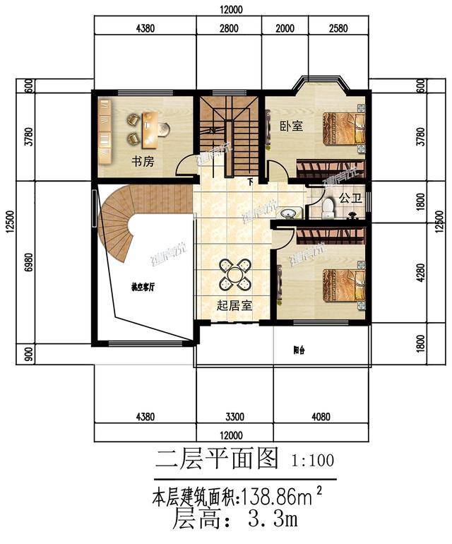 家家户户盖起了小洋楼，农村这套最漂亮的独栋小别墅，今年开春就准备建房!