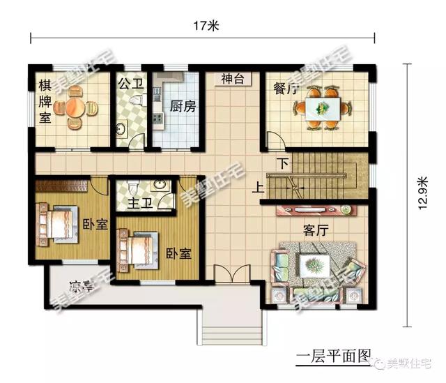 钱总定制的二层欧式别墅设计图，带棋牌室和阳光房，优雅温暖、不同凡俗。