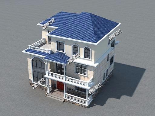 三层欧式别墅设计图，外观赞布局实用，30万就可以建一栋！