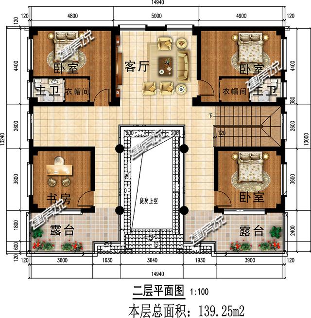 四合院别墅设计图，北京20岁小伙花36万盖成全村最牛豪宅，美呆了