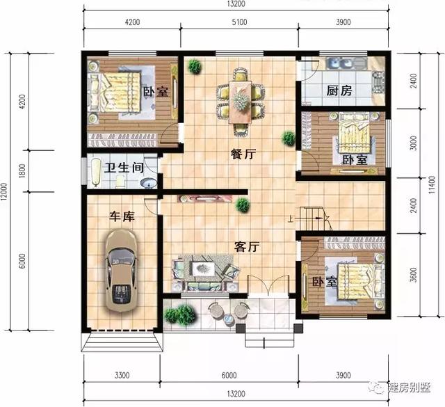 4栋美观实用的一层乡村自建房推荐，主体造价12-20万不等