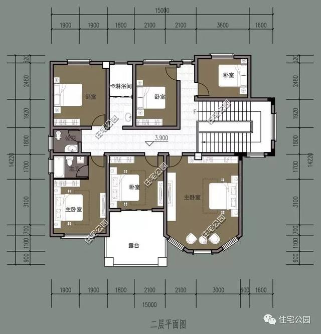 4套实用2层农村别墅设计图，好看又省钱，你喜欢哪套？