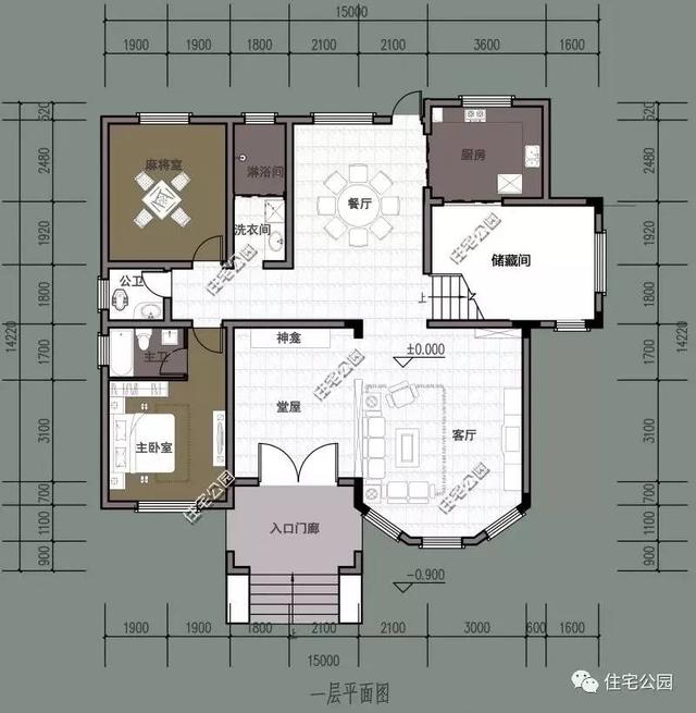 4套实用2层农村别墅设计图，好看又省钱，你喜欢哪套？