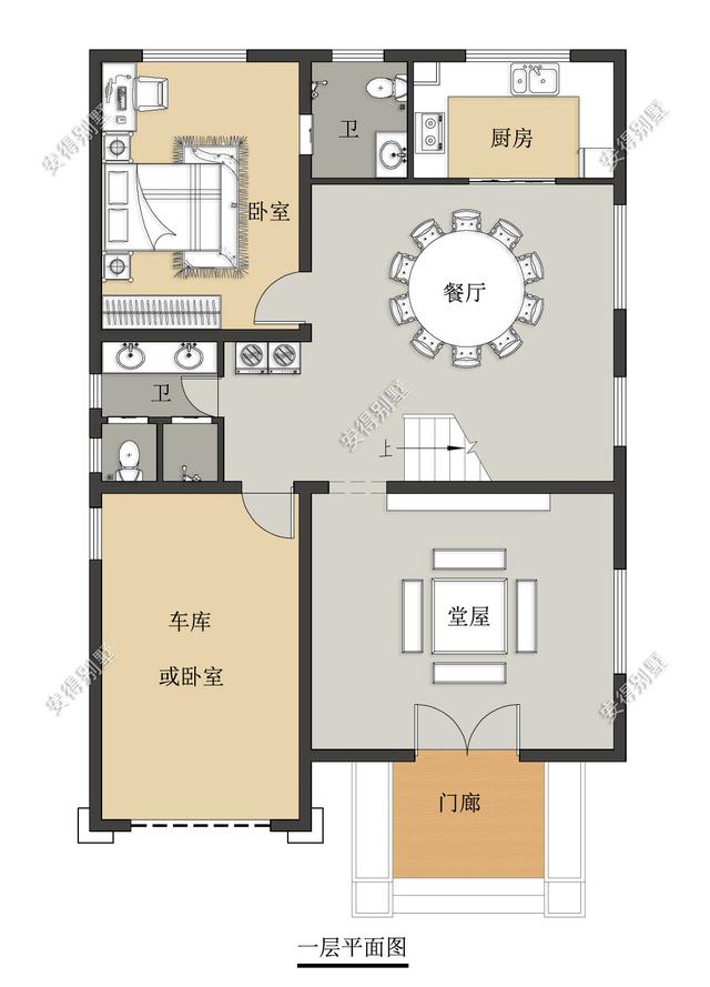 造价经济、平面实用的3层欧式别墅设计图，回农村建一栋，让家人住豪宅