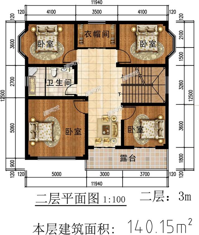 3层别墅设计图，建成这样，再也不用担心娶不到媳妇，门都要被踏破