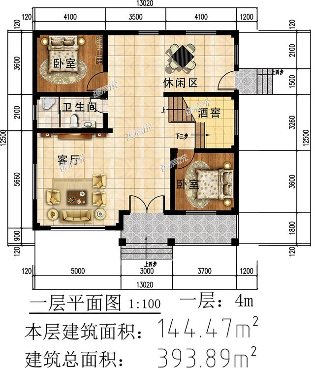 3层别墅设计图，建成这样，再也不用担心娶不到媳妇，门都要被踏破