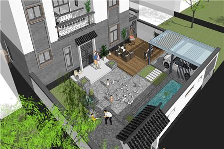 2022年新款中式风格农村三层别墅设计图，外观好，空间大