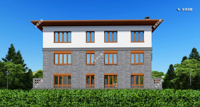 农村三层新中式别墅设计：户型实用、外观精美、施工简单！