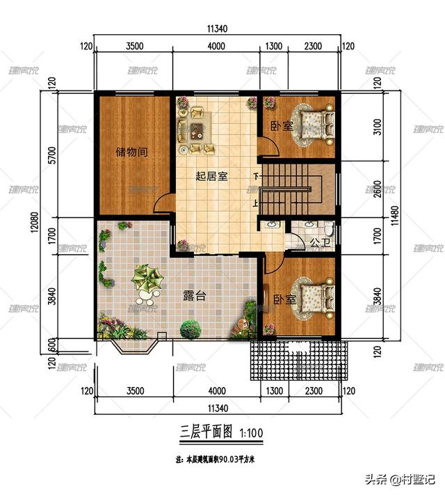 5款带车库农村别墅设计图，二层和三层都有，想建几层任你选择！