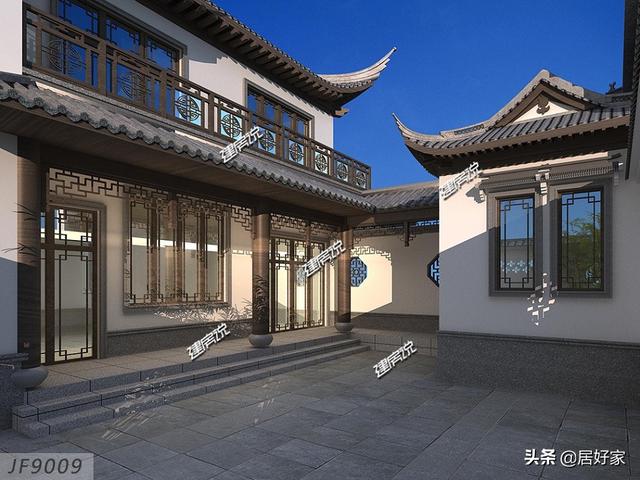 要建就建中国最棒的房子，二层中式别墅太美了，这才是中国人最理想的居住场所