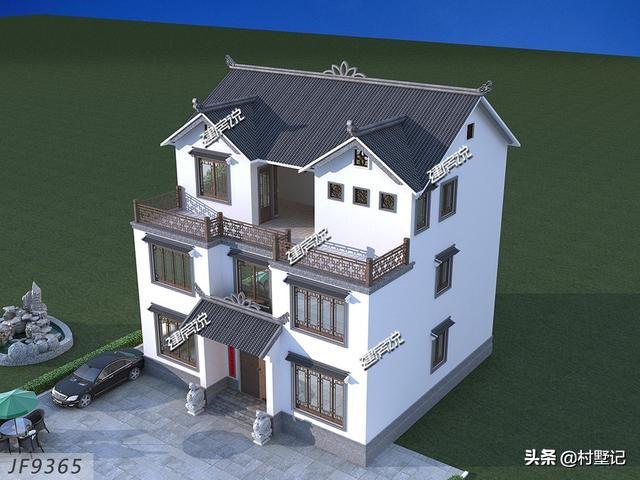 3套中式别墅设计图，任你选，经典雅致，在农村老家有宅基地的有福了