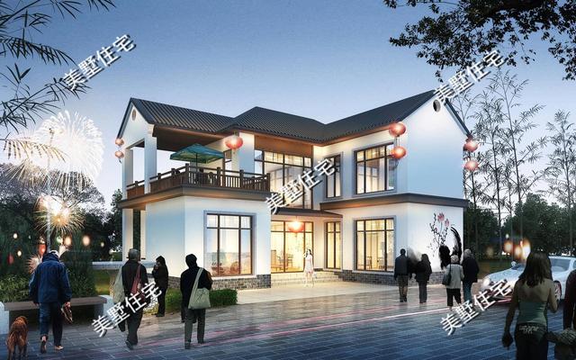 5款自建别墅设计图，百看不厌中式风，中国人含蓄气质的体现。