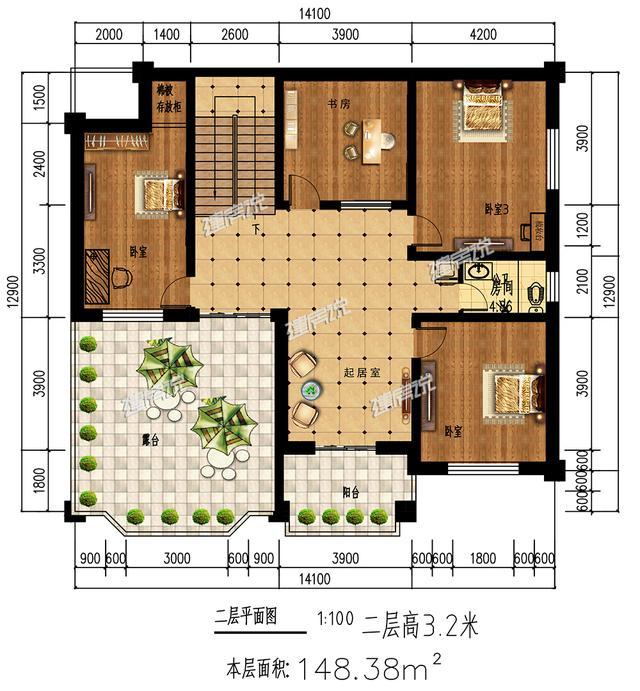 6套新中式小院设计图，越来越多的人会选择在农村建一栋属于自己的别墅。不光是大或者小，豪华还是简单，都能收获一种满足感！
