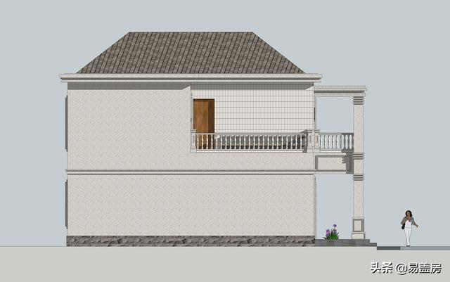 四川遂宁别墅项目概况：二层简欧风格别墅设计图，布局明确清晰