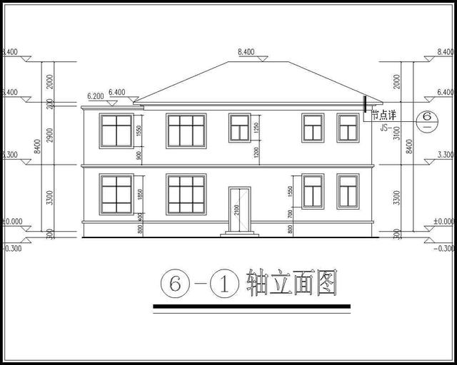 120平方二层农村自建房设计图纸14米x9米四开间造价20万