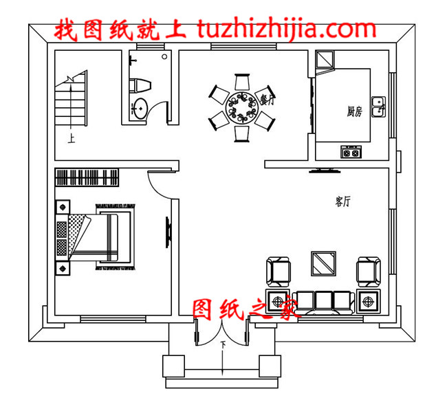 農村三層房屋設計圖紙,11米*10米帶效果圖,三層農村住宅設計圖紙