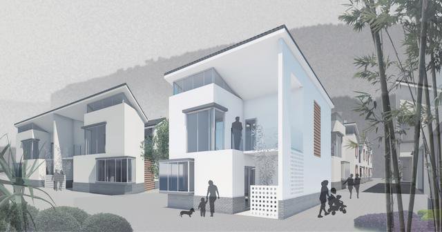 浙江地区科学实用的农村自建房户型设计，带小院子