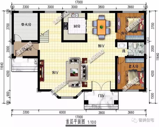 5栋新中式风格的别墅，每款户型都很好，最后一栋真豪华