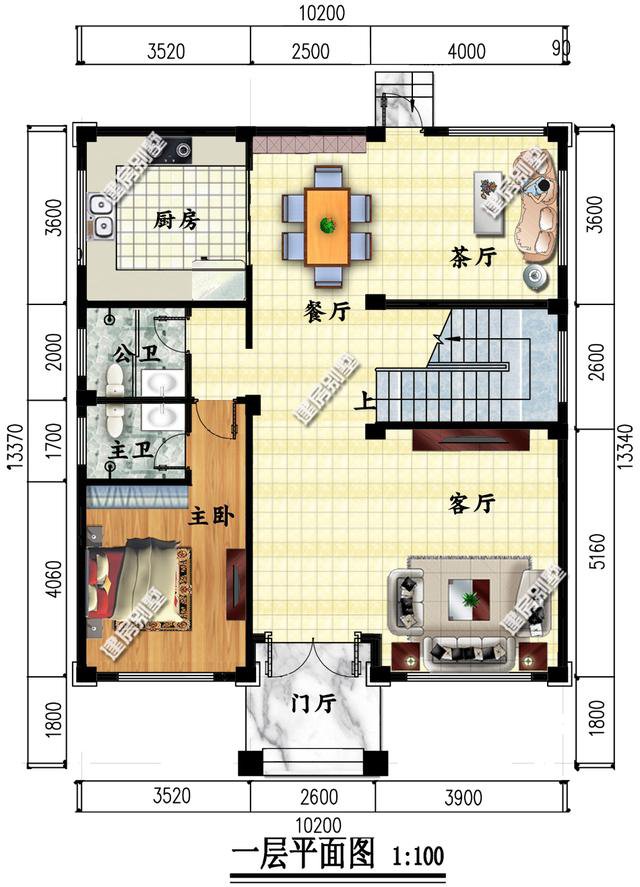 2栋简易三层洋楼户型图，施工比较容易