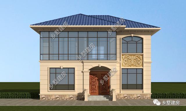 简易二层房户型设计方案图，建一栋漂亮的二层别墅