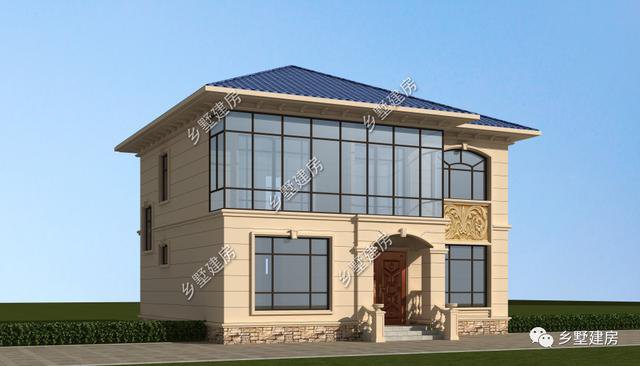 简易二层房户型设计方案图，建一栋漂亮的二层别墅