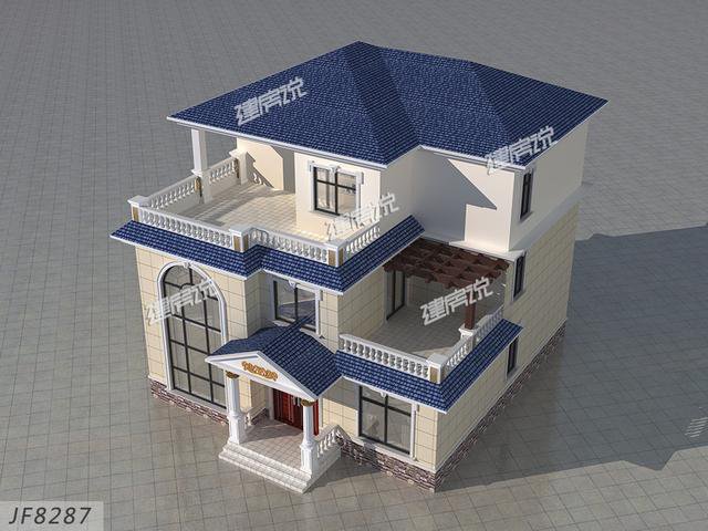 最适合农村自建的欧式别墅户型方案图，造价40-49万