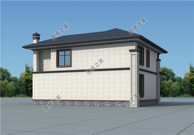 175平方米二层别墅设计CAD图纸及效果图大全，中式风格
