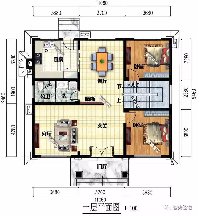 2栋新中式三层住宅户型设计图，pk下你更喜欢哪个？