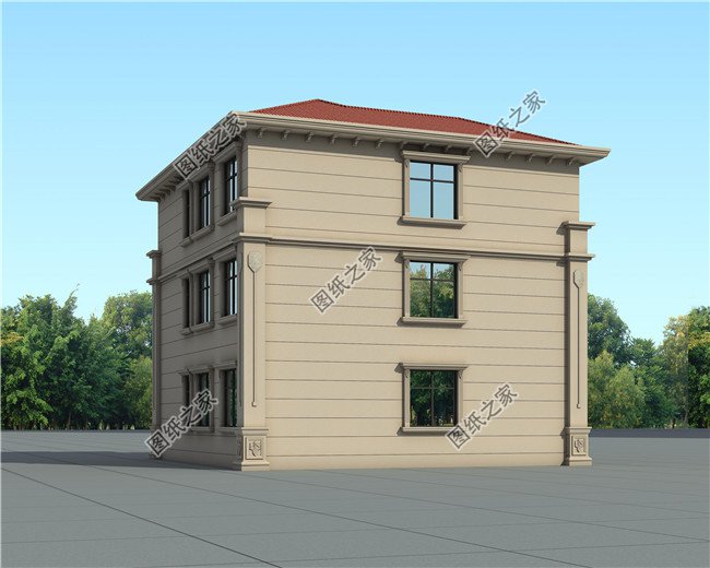 140平方米农村三层房屋设计施工图
