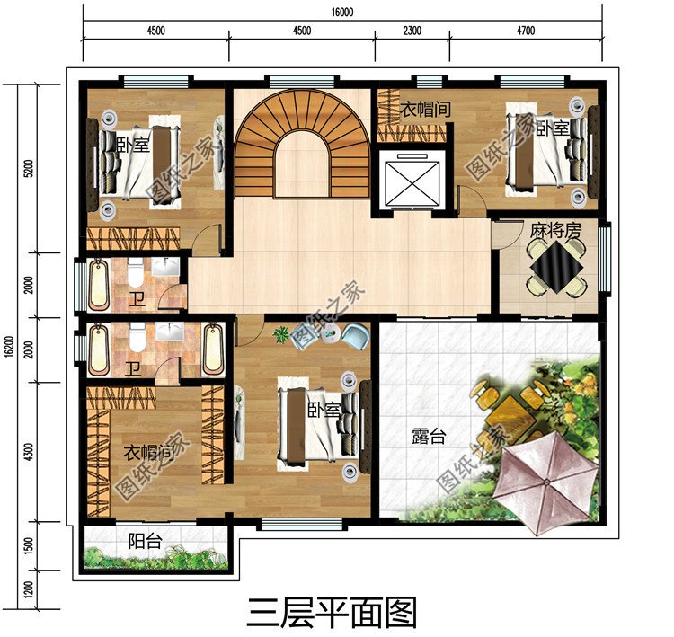 新中式三层楼房设计图纸，带地下室，地下车库，带电梯
