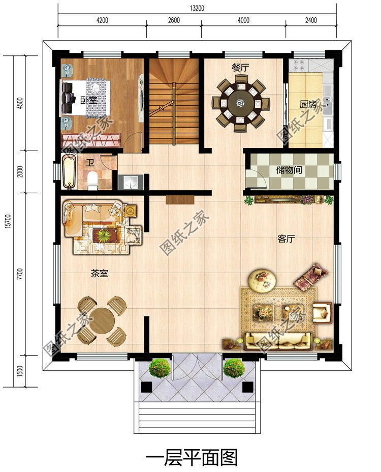 新中式三层豪华大气三层别墅自建房屋设计图，带地下室，土豪专享