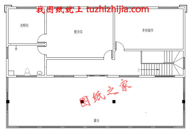 新中式农村三层别墅一层平面图
